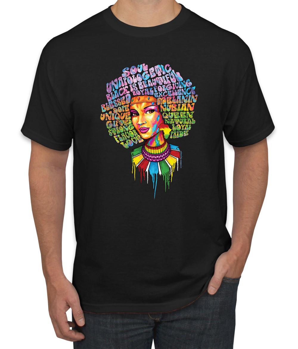 Blessed Unapologetic Strong Black Queen Black History Month Men Tshirt