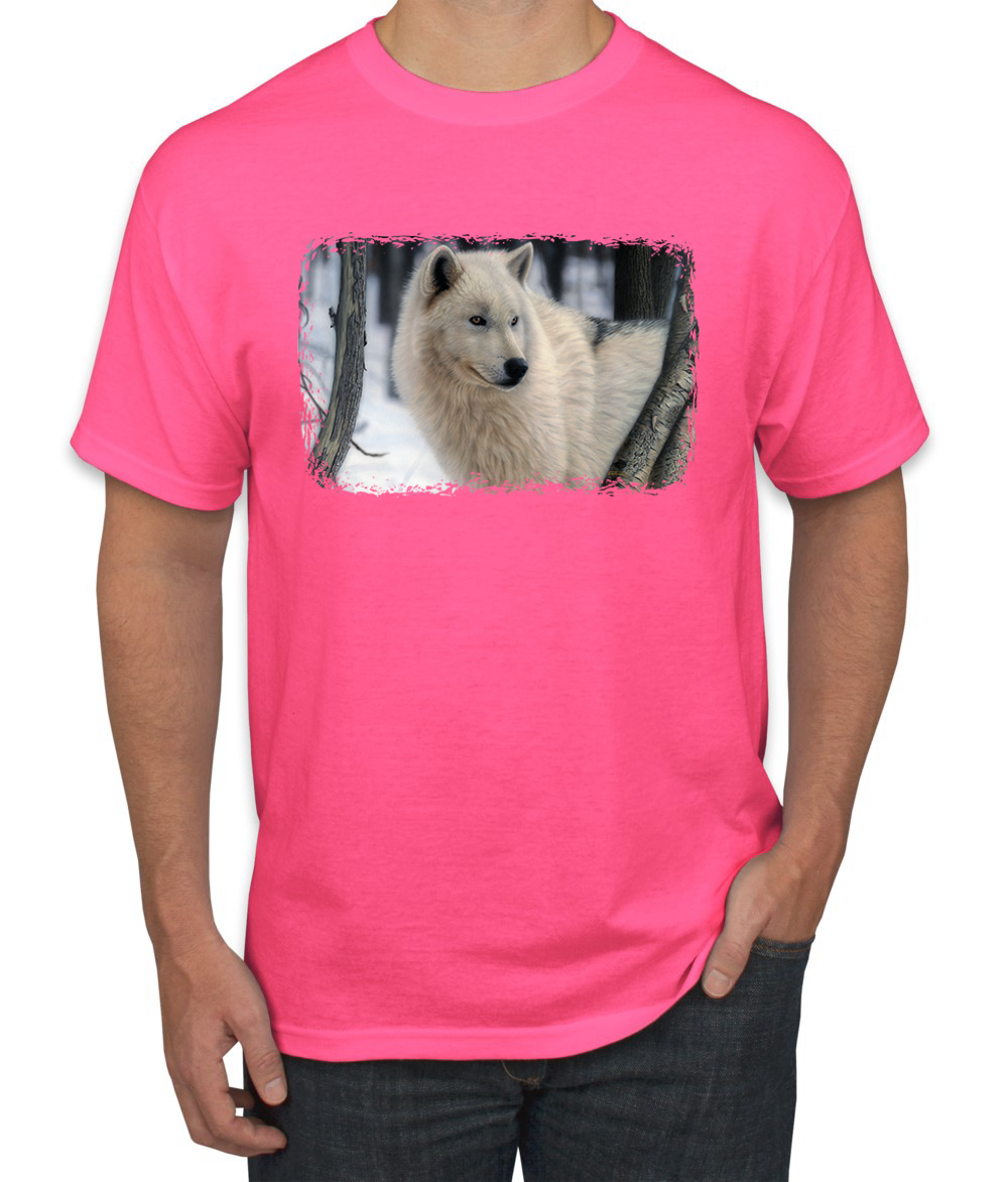 Arctic Prince Wolf Animal Men Graphic Tshirt - Picture 17 of 26