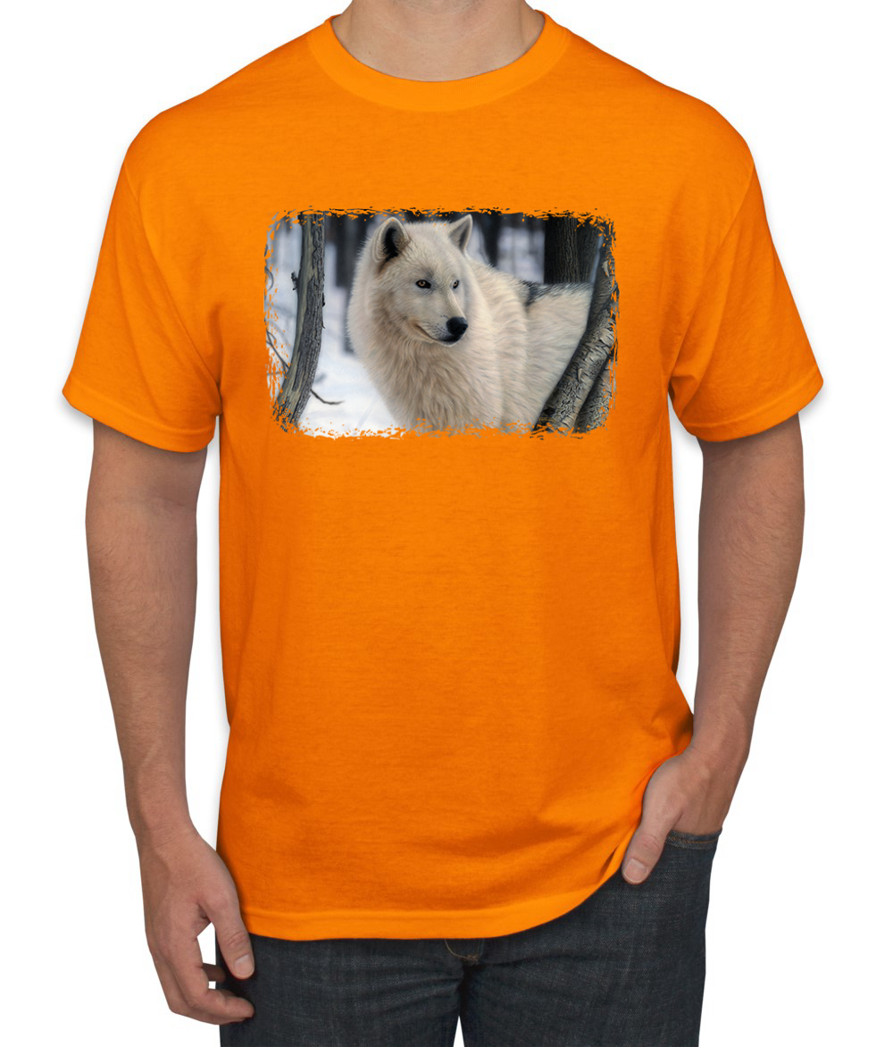 Arctic Prince Wolf Animal Men Graphic Tshirt - Picture 18 of 26