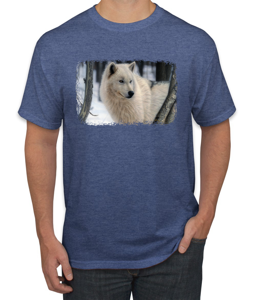 Arctic Prince Wolf Animal Men Graphic Tshirt - Picture 23 of 26