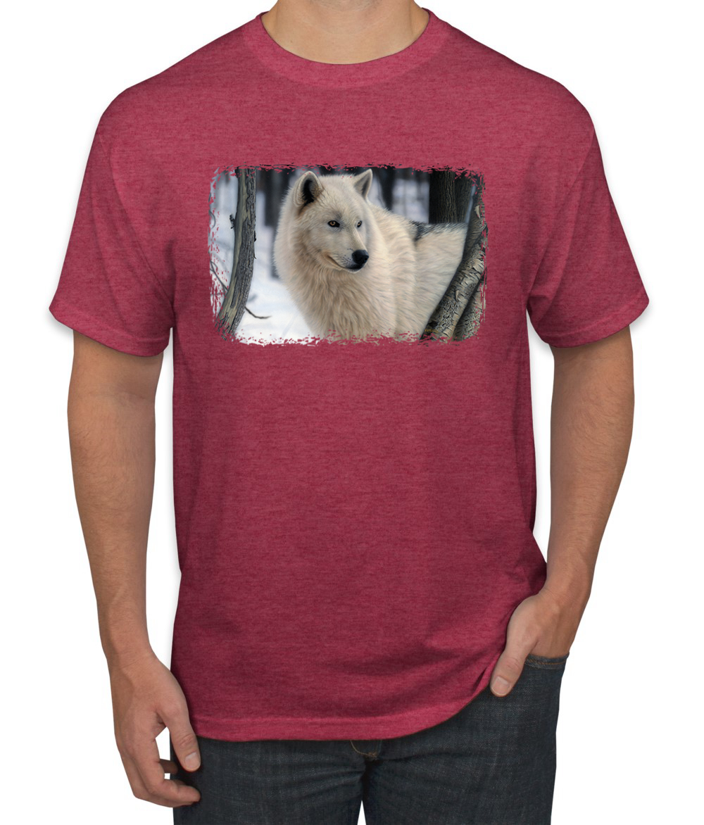 Arctic Prince Wolf Animal Men Graphic Tshirt - Picture 25 of 26