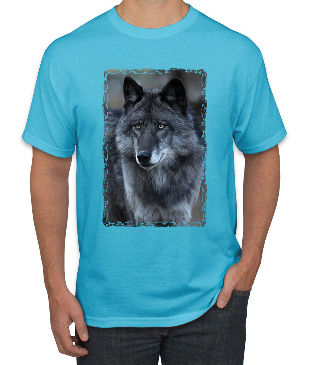 Camiseta gráfica Black Wolf retrato animal hombre - Imagen 13 de 26