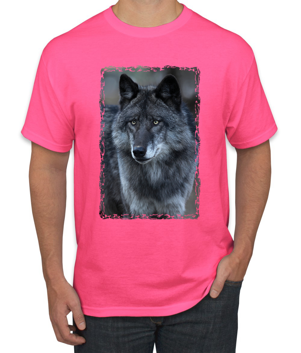 Camiseta gráfica Black Wolf retrato animal hombre - Imagen 17 de 26