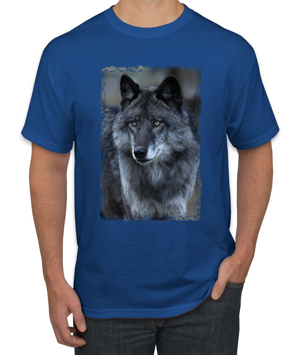 Camiseta gráfica Black Wolf retrato animal hombre - Imagen 21 de 26