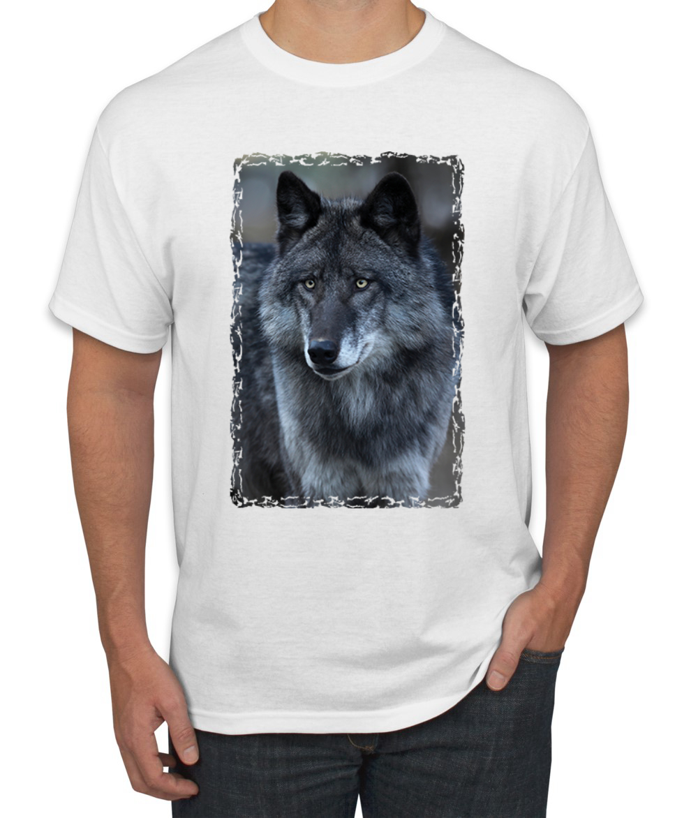 Camiseta gráfica Black Wolf retrato animal hombre - Imagen 26 de 26
