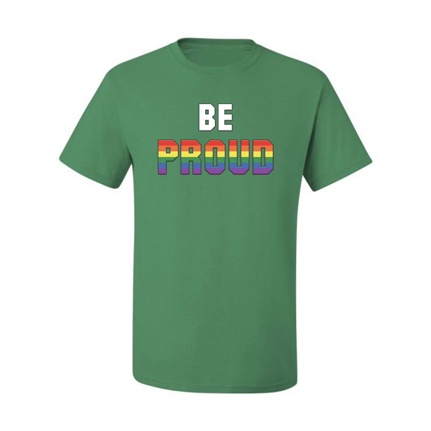 Camiseta gráfica Be Proud LGBTQ Pride Rainbow gay lesbiana bisexual transgénero - Imagen 9 de 22