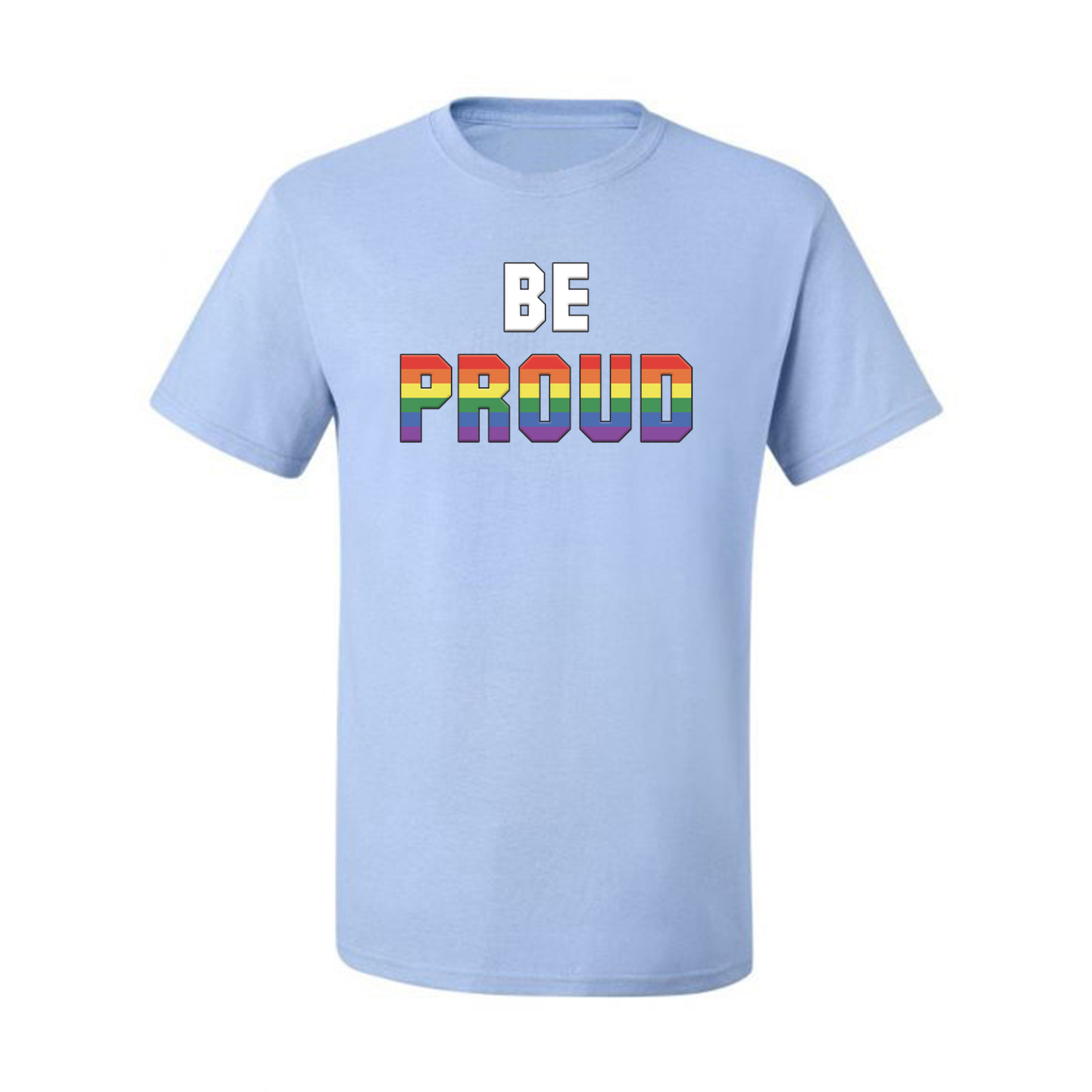 Camiseta gráfica Be Proud LGBTQ Pride Rainbow gay lesbiana bisexual transgénero - Imagen 10 de 22