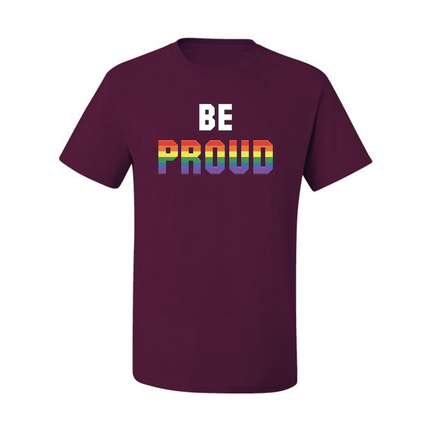 Camiseta gráfica Be Proud LGBTQ Pride Rainbow gay lesbiana bisexual transgénero - Imagen 13 de 22