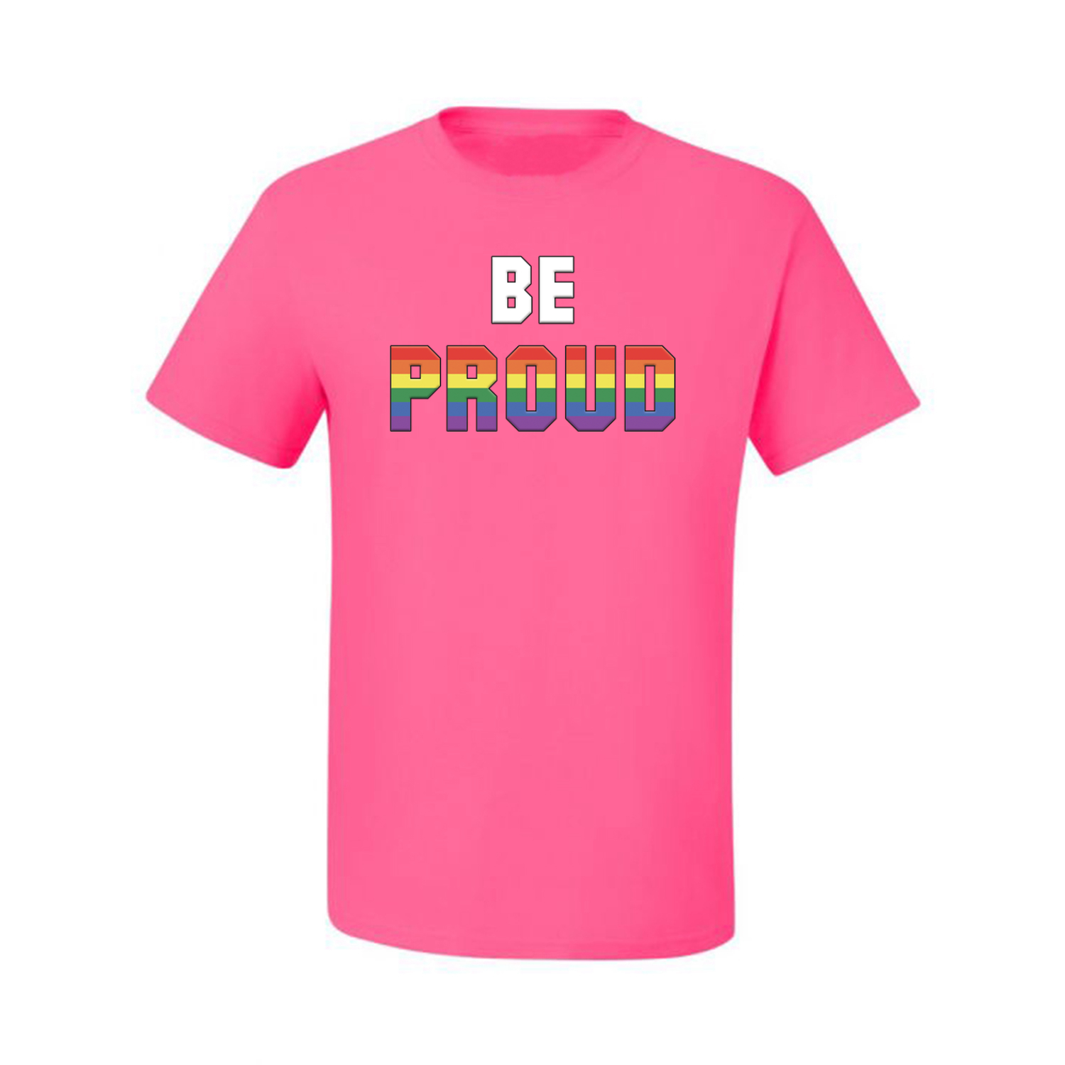 Camiseta gráfica Be Proud LGBTQ Pride Rainbow gay lesbiana bisexual transgénero - Imagen 16 de 22