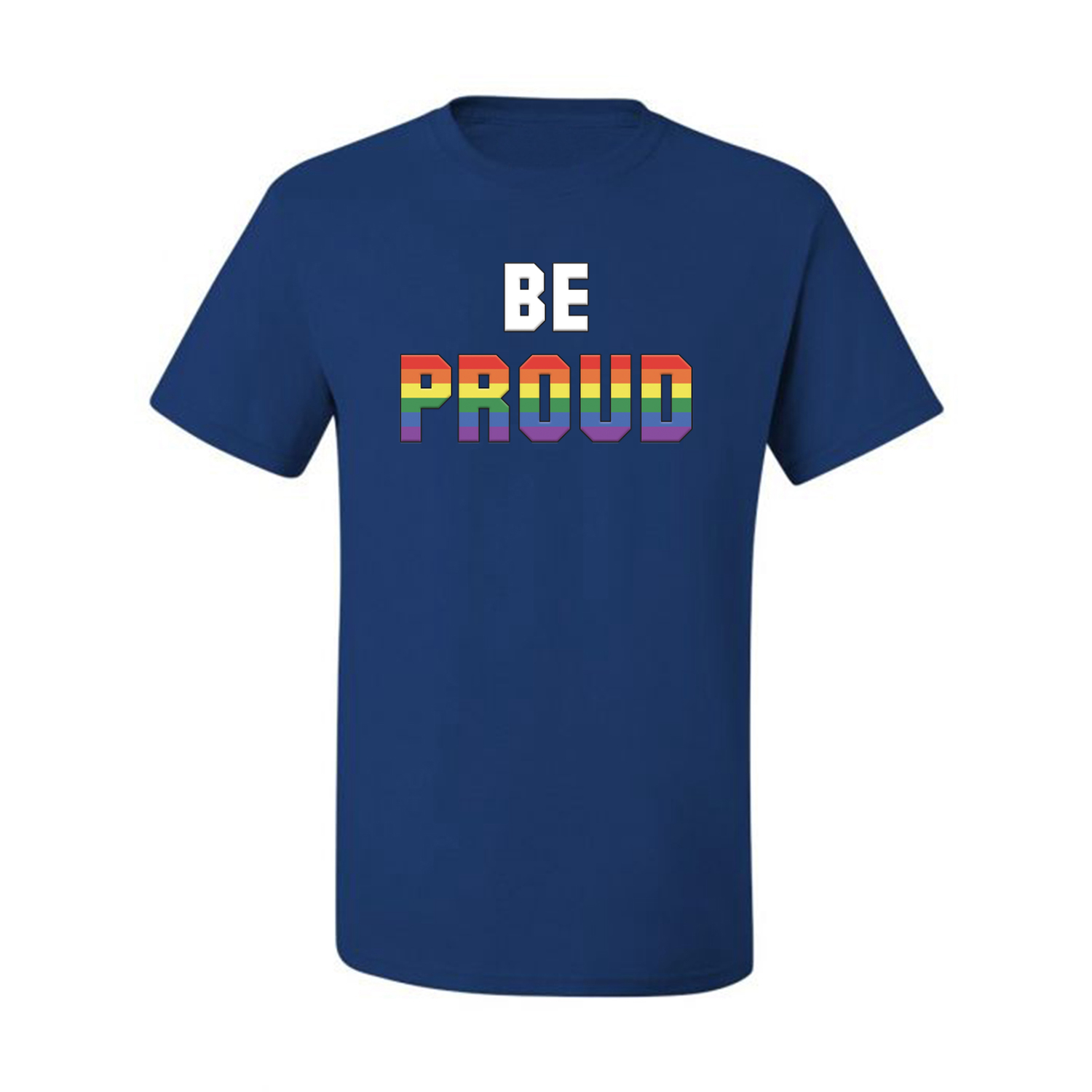 Camiseta gráfica Be Proud LGBTQ Pride Rainbow gay lesbiana bisexual transgénero - Imagen 18 de 22