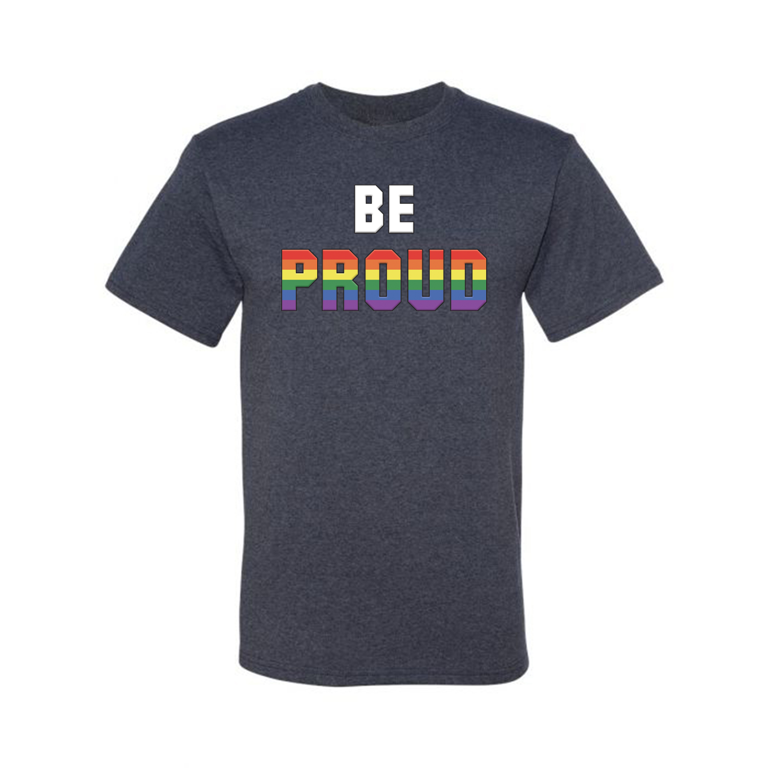 Camiseta gráfica Be Proud LGBTQ Pride Rainbow gay lesbiana bisexual transgénero - Imagen 20 de 22