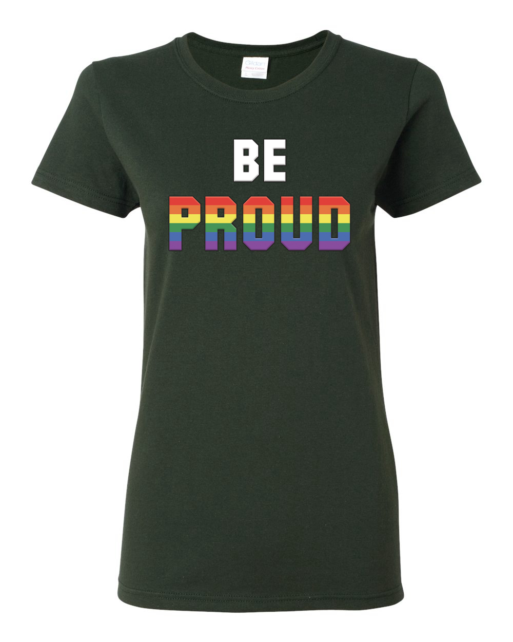 Be Proud LGBTQ Pride Rainbow Gay Lesbian Bisexual Transgender Graphic Shirt - Picture 5 of 15