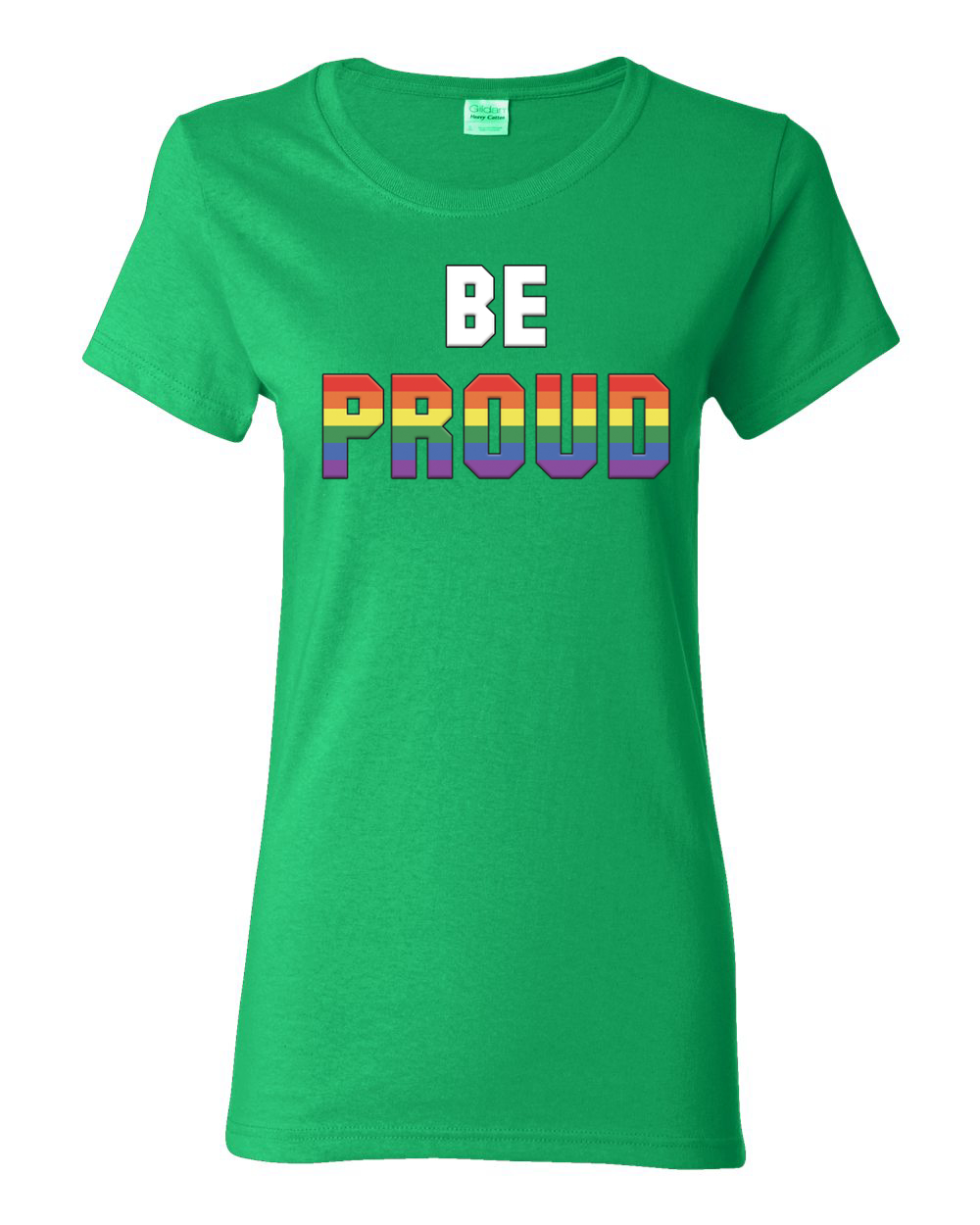 Be Proud LGBTQ Pride Rainbow Gay Lesbian Bisexual Transgender Graphic Shirt - Picture 8 of 15