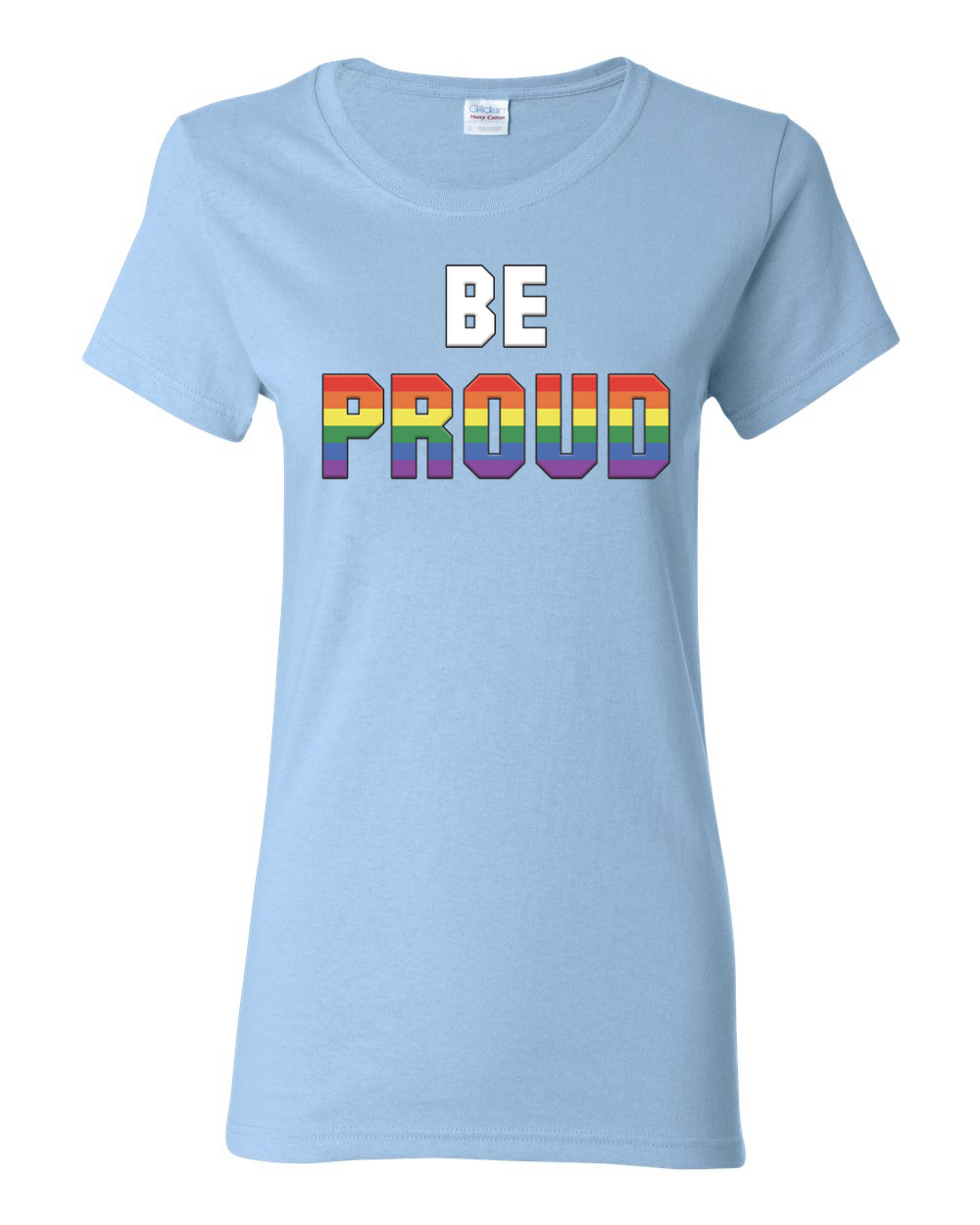 Be Proud LGBTQ Pride Rainbow Gay Lesbian Bisexual Transgender Graphic Shirt - Picture 15 of 15