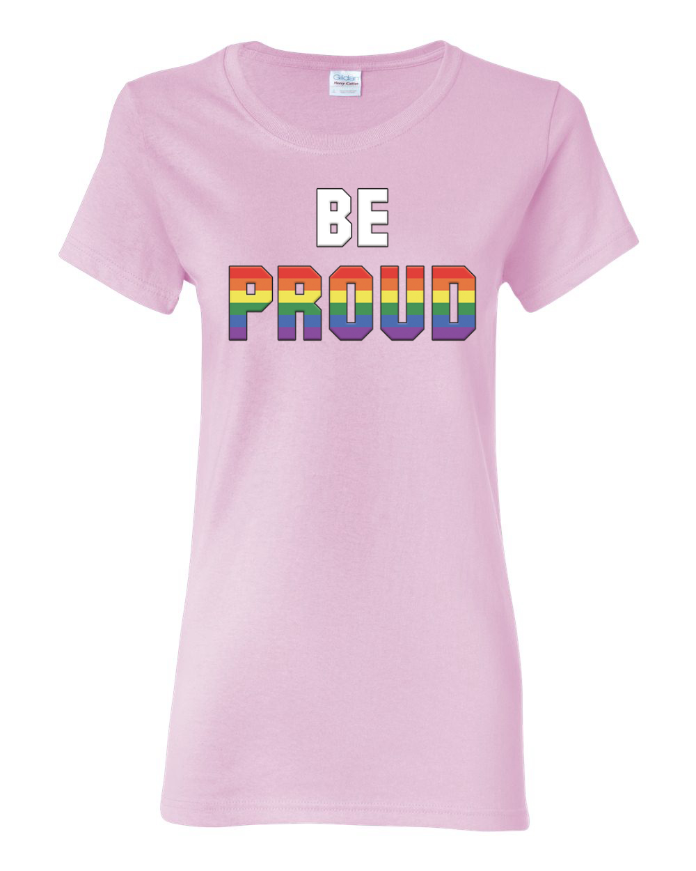 Be Proud LGBTQ Pride Rainbow Gay Lesbian Bisexual Transgender Graphic Shirt - Picture 9 of 15