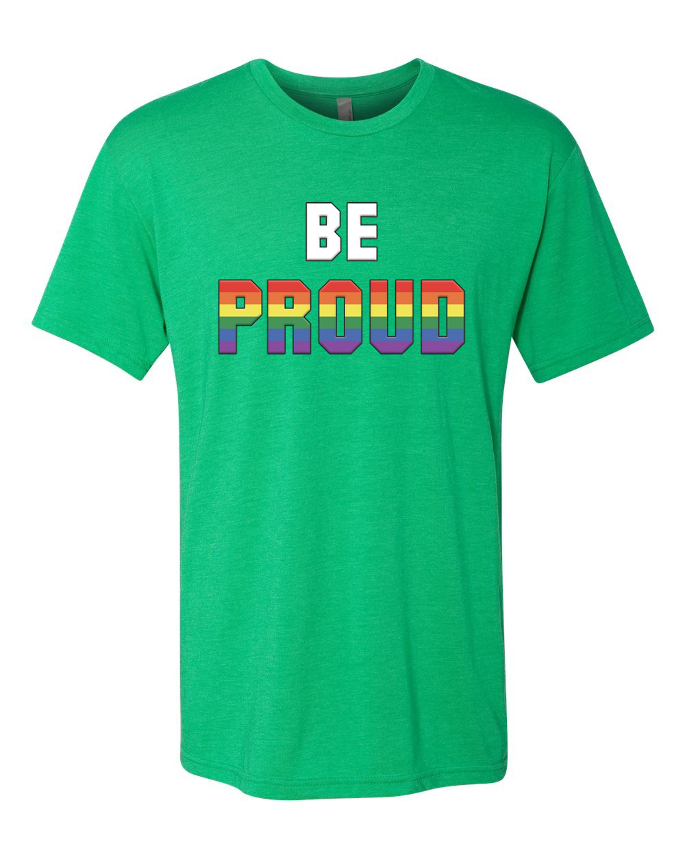 Camiseta Be Proud LGBTQ Pride Rainbow Gay Lesbiana Bisexual Transgénero Premium - Imagen 4 de 17