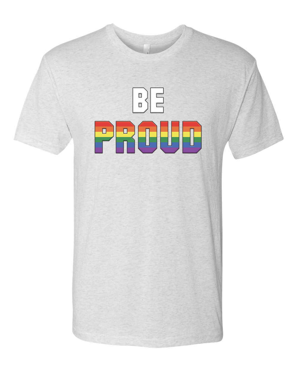 Camiseta Be Proud LGBTQ Pride Rainbow Gay Lesbiana Bisexual Transgénero Premium - Imagen 5 de 17