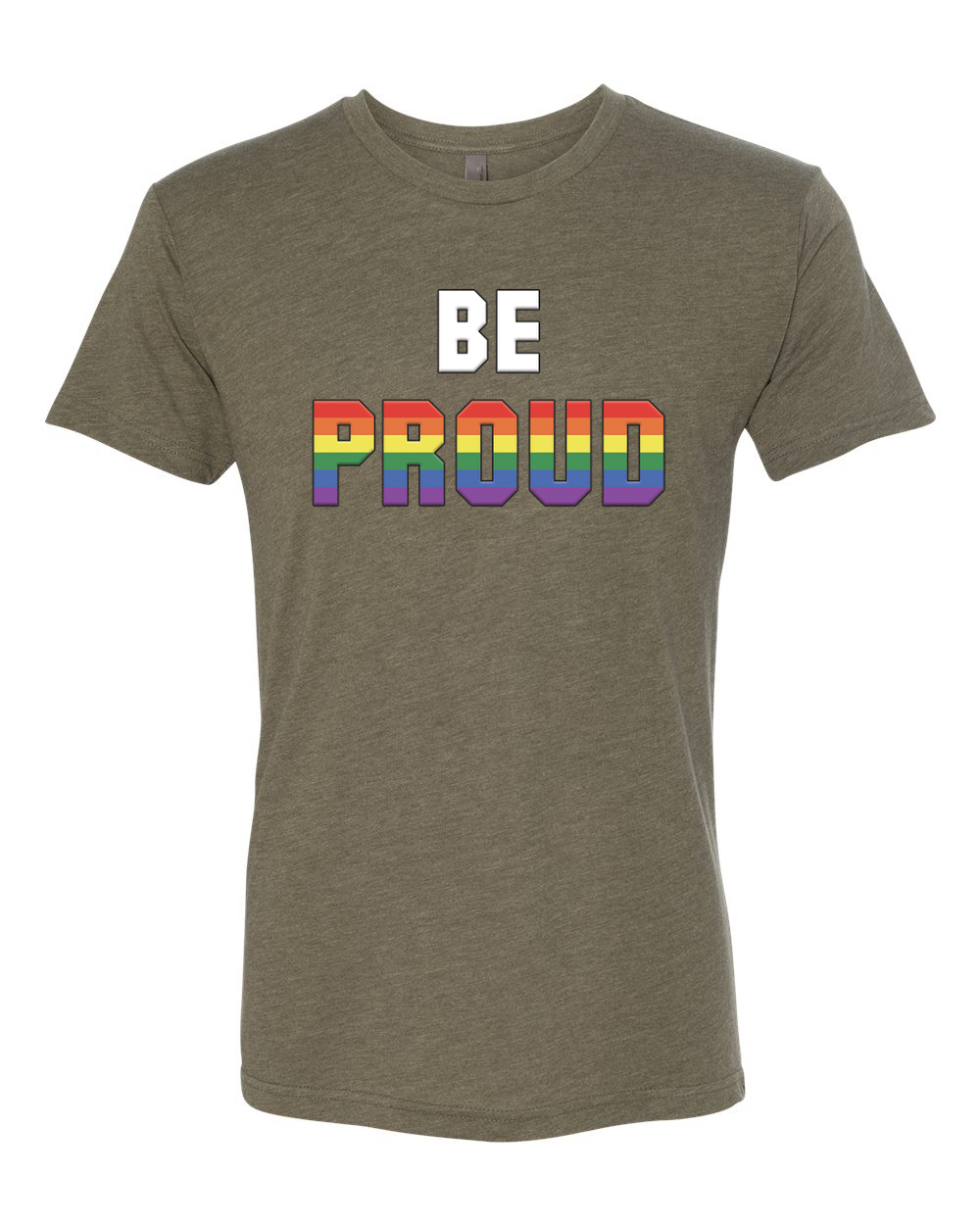 Camiseta Be Proud LGBTQ Pride Rainbow Gay Lesbiana Bisexual Transgénero Premium - Imagen 12 de 17