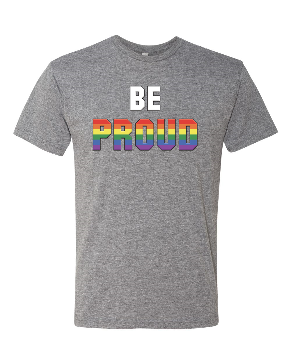 Camiseta Be Proud LGBTQ Pride Rainbow Gay Lesbiana Bisexual Transgénero Premium - Imagen 6 de 17