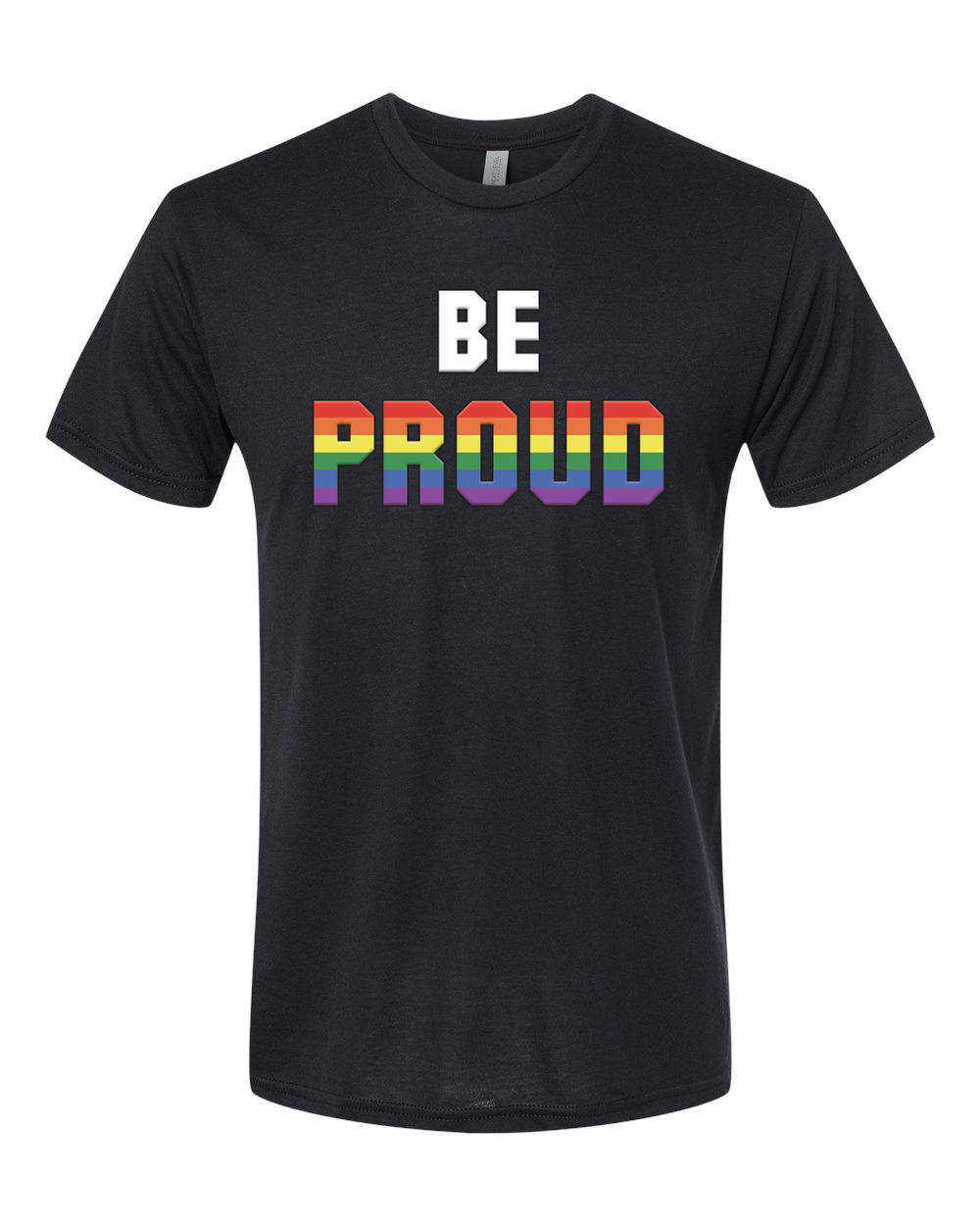 Camiseta Be Proud LGBTQ Pride Rainbow Gay Lesbiana Bisexual Transgénero Premium - Imagen 14 de 17