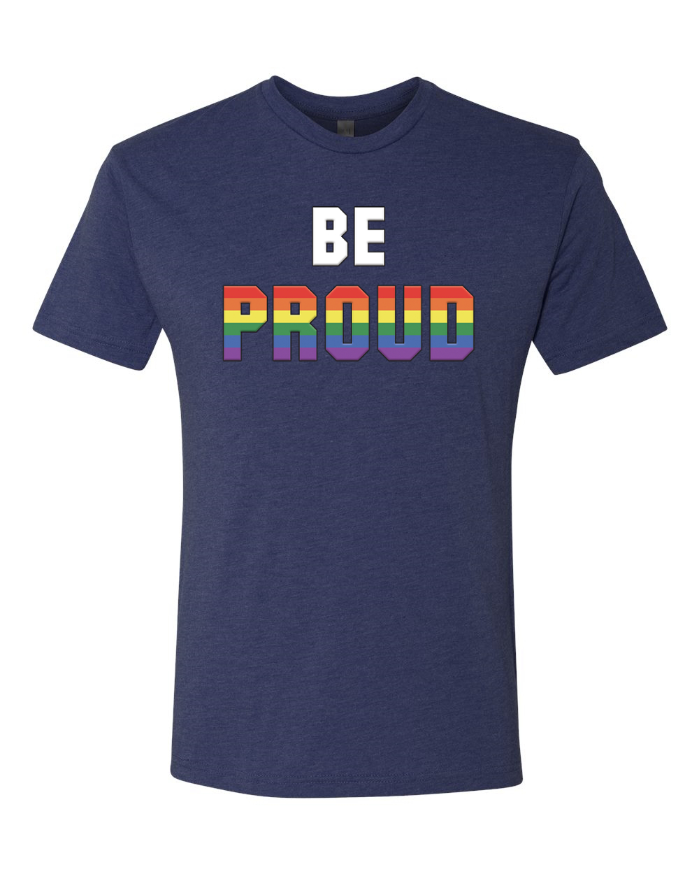 Camiseta Be Proud LGBTQ Pride Rainbow Gay Lesbiana Bisexual Transgénero Premium - Imagen 8 de 17