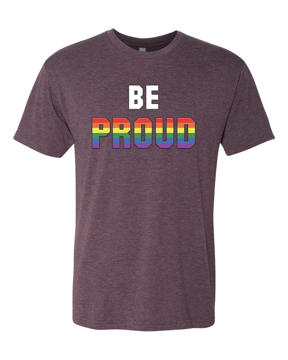 Camiseta Be Proud LGBTQ Pride Rainbow Gay Lesbiana Bisexual Transgénero Premium - Imagen 9 de 17