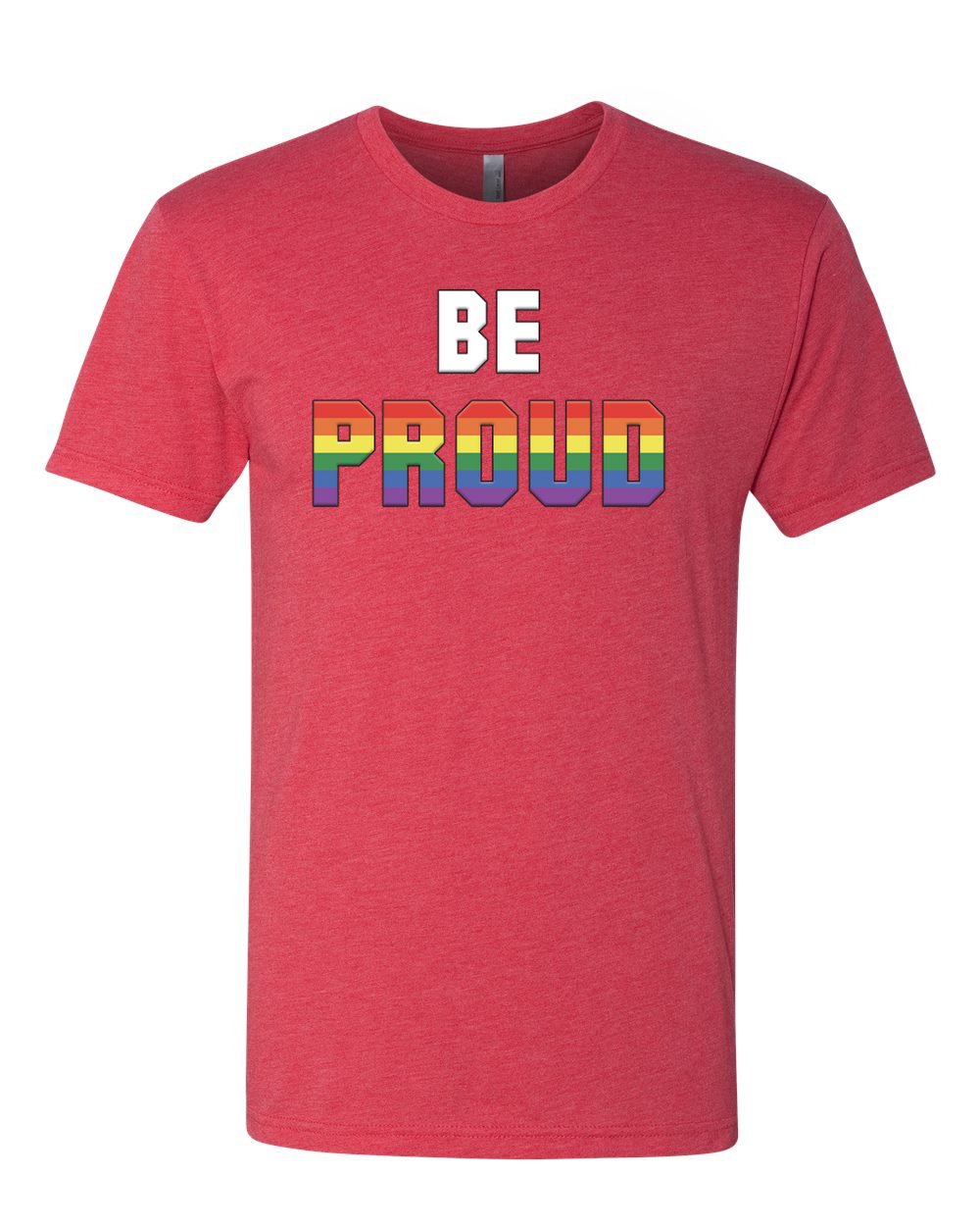 Camiseta Be Proud LGBTQ Pride Rainbow Gay Lesbiana Bisexual Transgénero Premium - Imagen 10 de 17