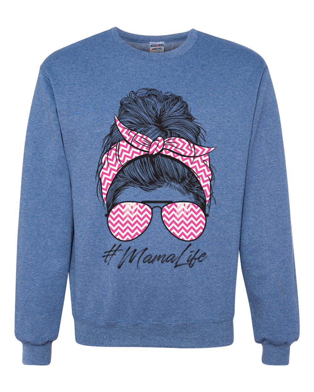 Sudadera Mama Life Cabello Desordenado Rosa Bandana Día de la Madre Hombres Mujeres - Imagen 8 de 11