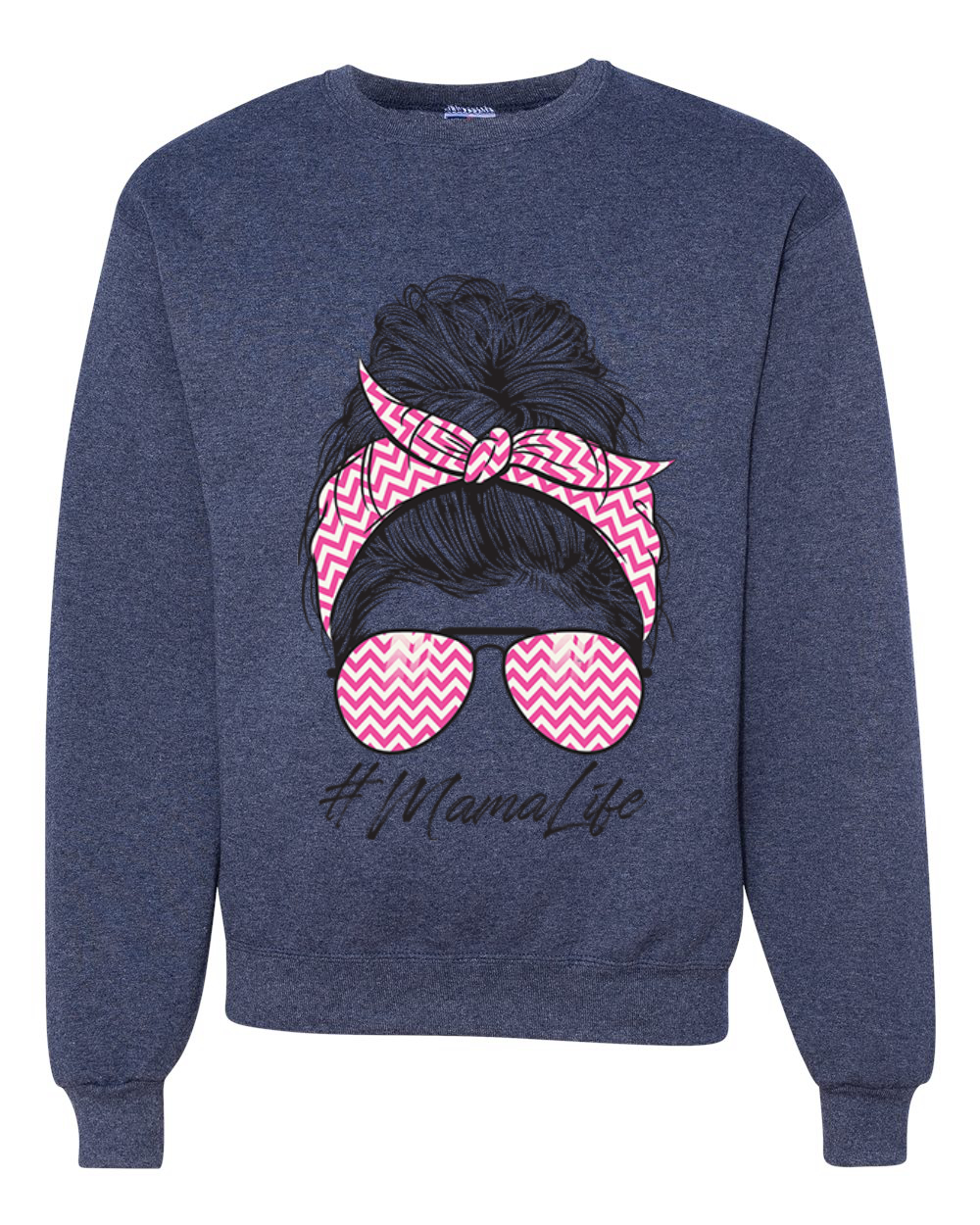 Sudadera Mama Life Cabello Desordenado Rosa Bandana Día de la Madre Hombres Mujeres - Imagen 9 de 11