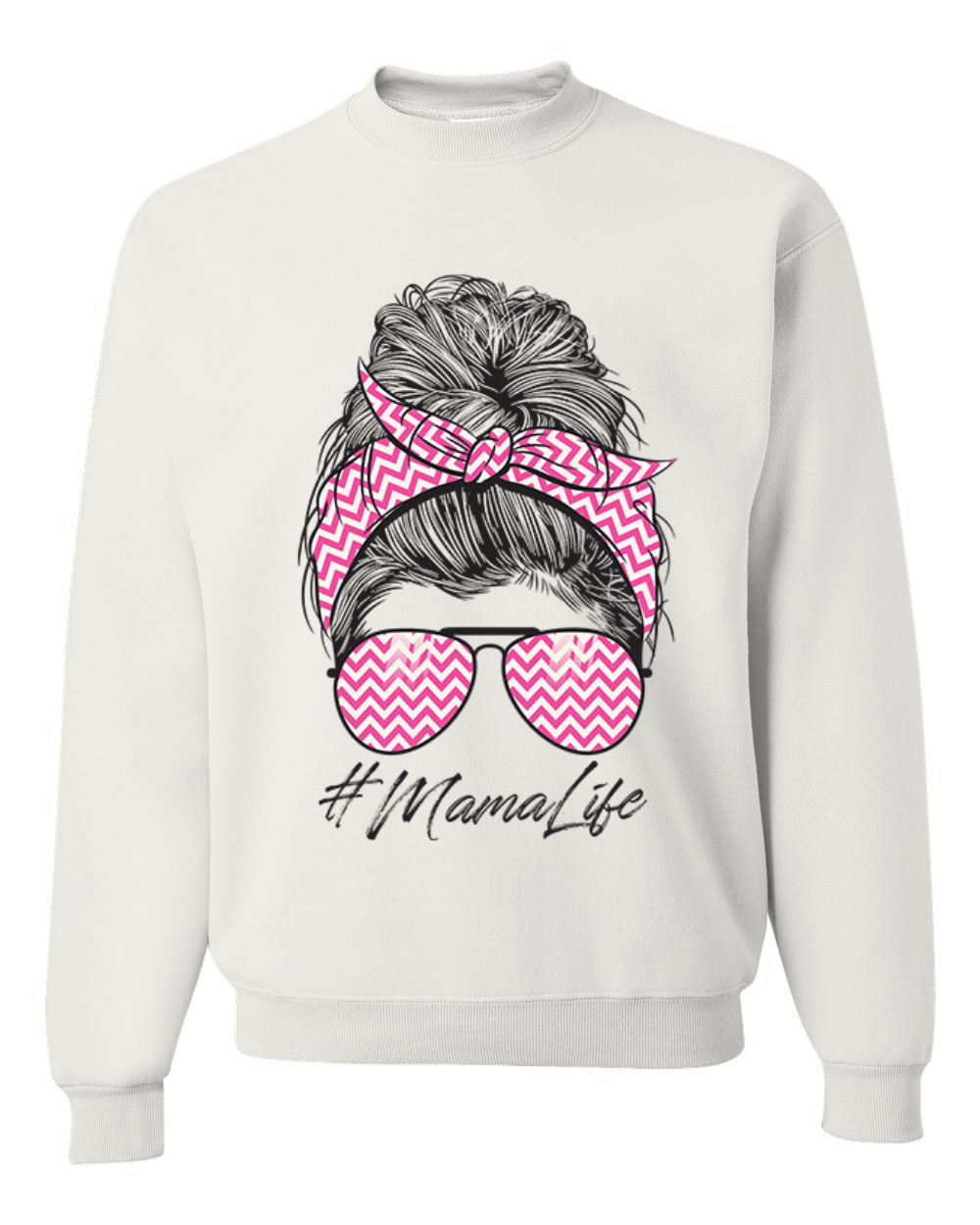 Sudadera Mama Life Cabello Desordenado Rosa Bandana Día de la Madre Hombres Mujeres - Imagen 11 de 11