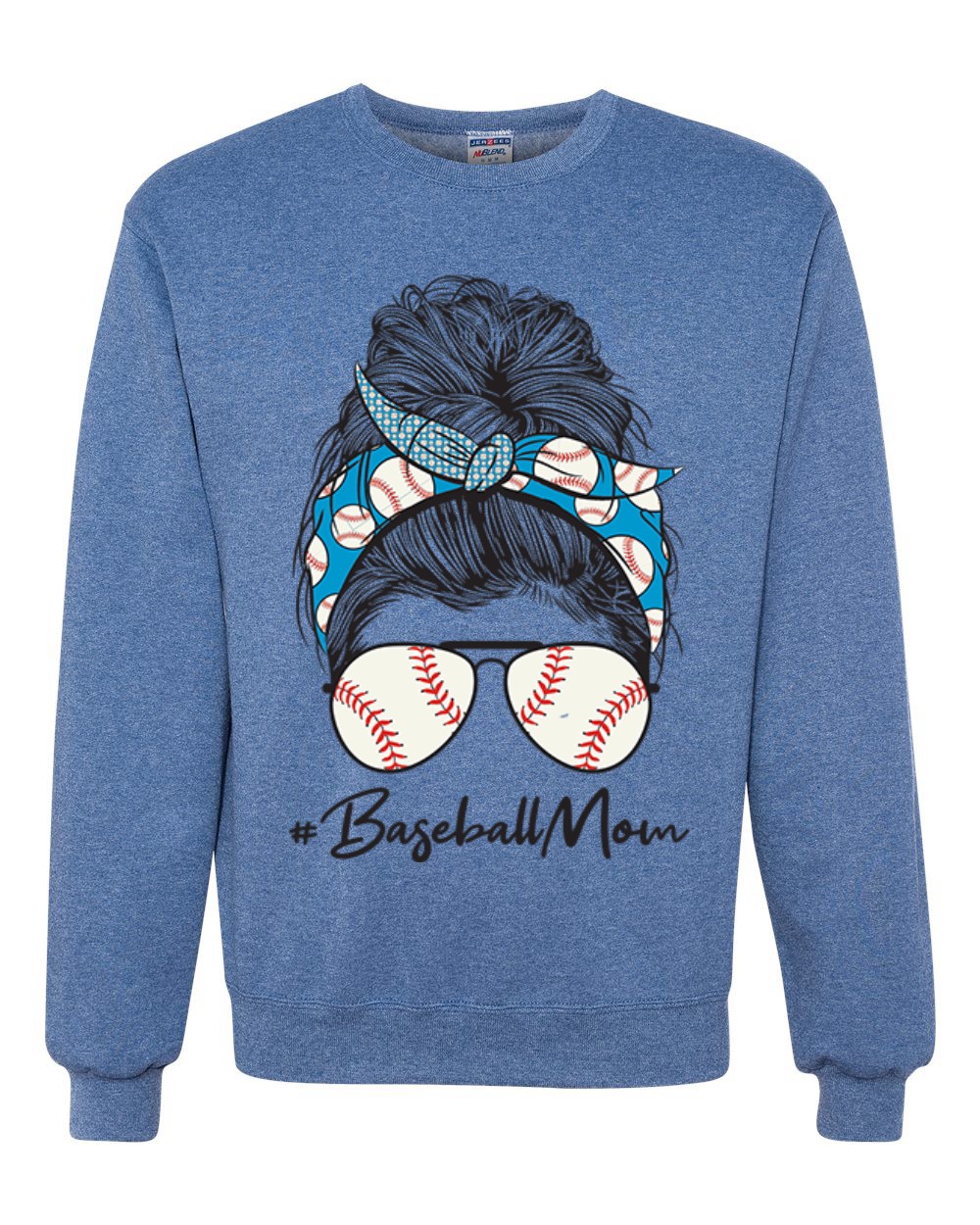 Sudadera Mom Life Béisbol Cabello Desordenado Bandana Día de la Madre Hombres Mujeres - Imagen 8 de 11