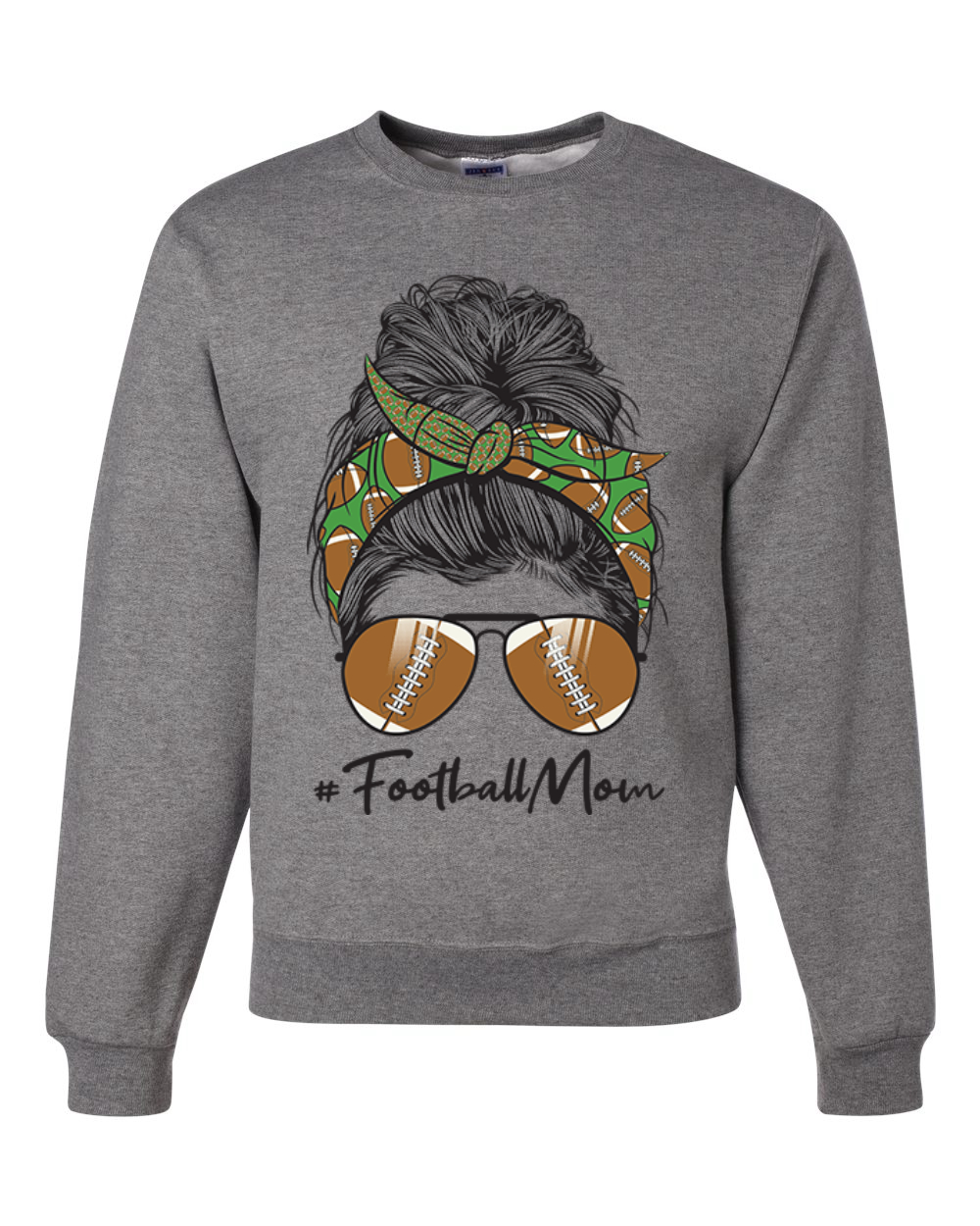 Sudadera Mom Life Fútbol Cabello Desordenado Bandana Día de la Madre Hombres Mujeres - Imagen 4 de 11