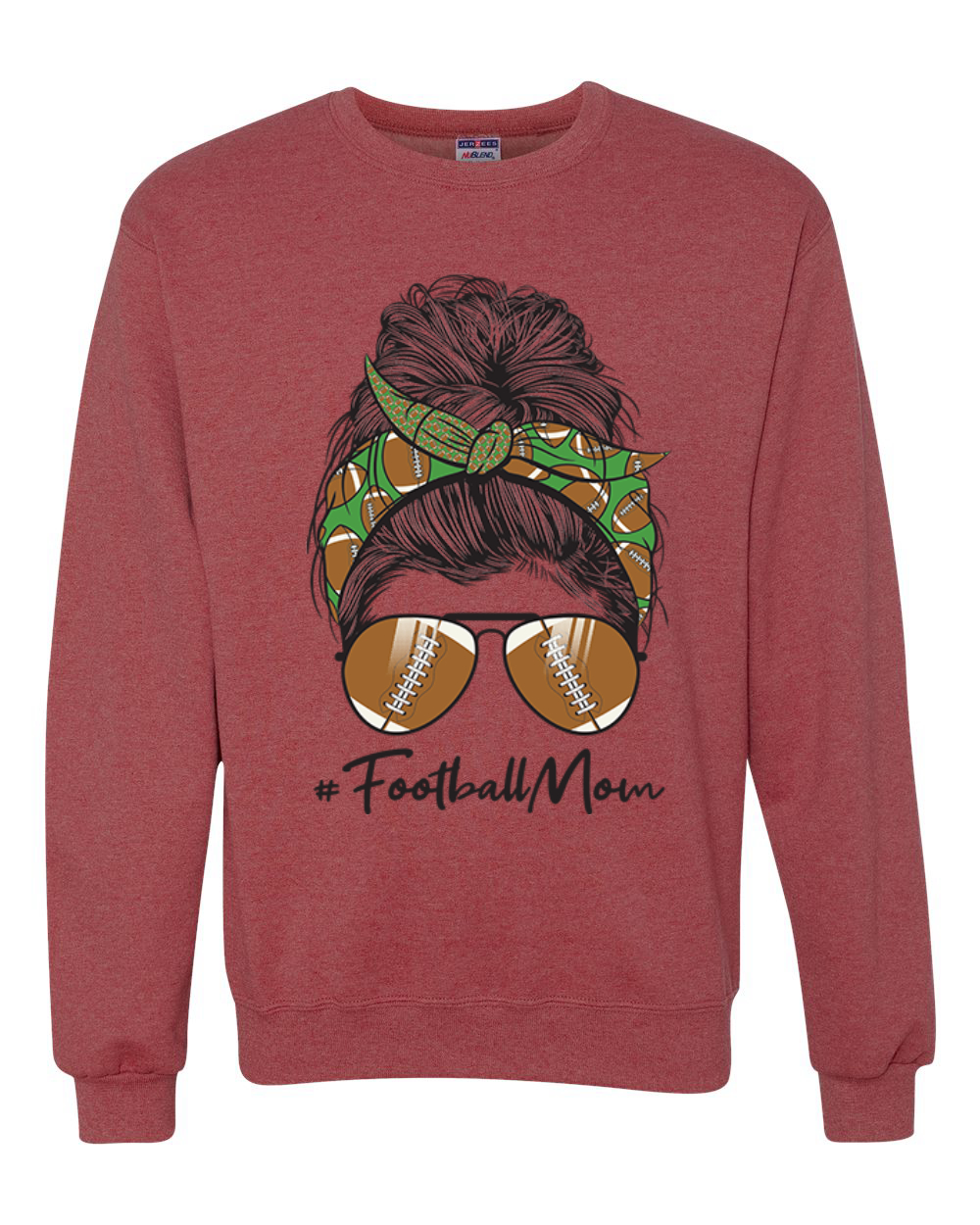 Sudadera Mom Life Fútbol Cabello Desordenado Bandana Día de la Madre Hombres Mujeres - Imagen 10 de 11