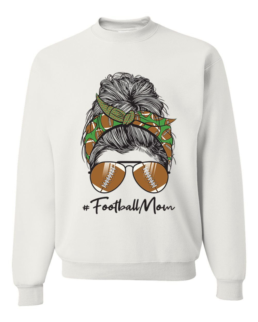 Sudadera Mom Life Fútbol Cabello Desordenado Bandana Día de la Madre Hombres Mujeres - Imagen 11 de 11