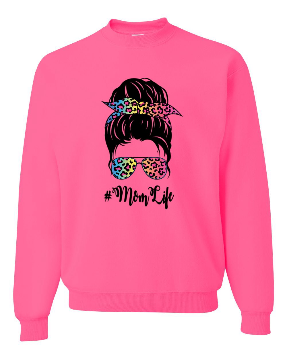 Sudadera Mom Life Cabello Desordenado Bandana Día de la Madre Hombres Mujeres - Imagen 7 de 11