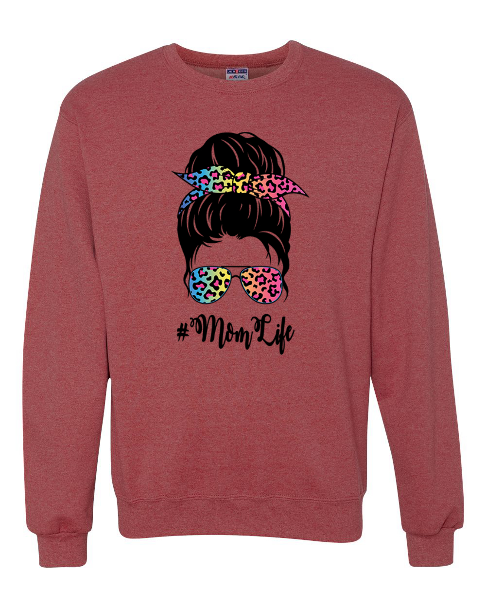 Sudadera Mom Life Cabello Desordenado Bandana Día de la Madre Hombres Mujeres - Imagen 10 de 11
