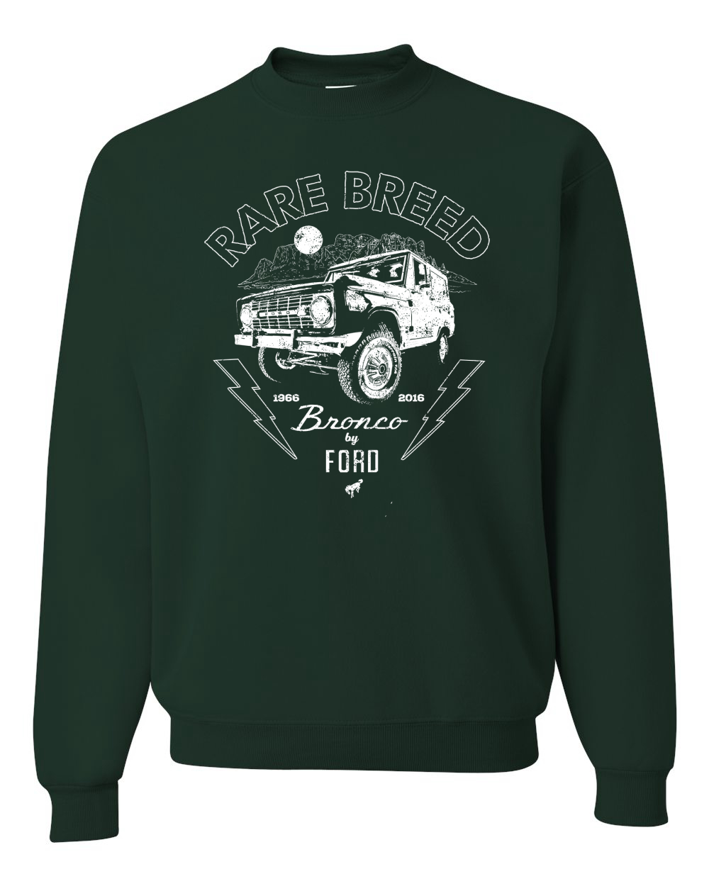 Rare Breed Ford Bronco Cars and Trucks Unisex Crewneck Sweatshirt