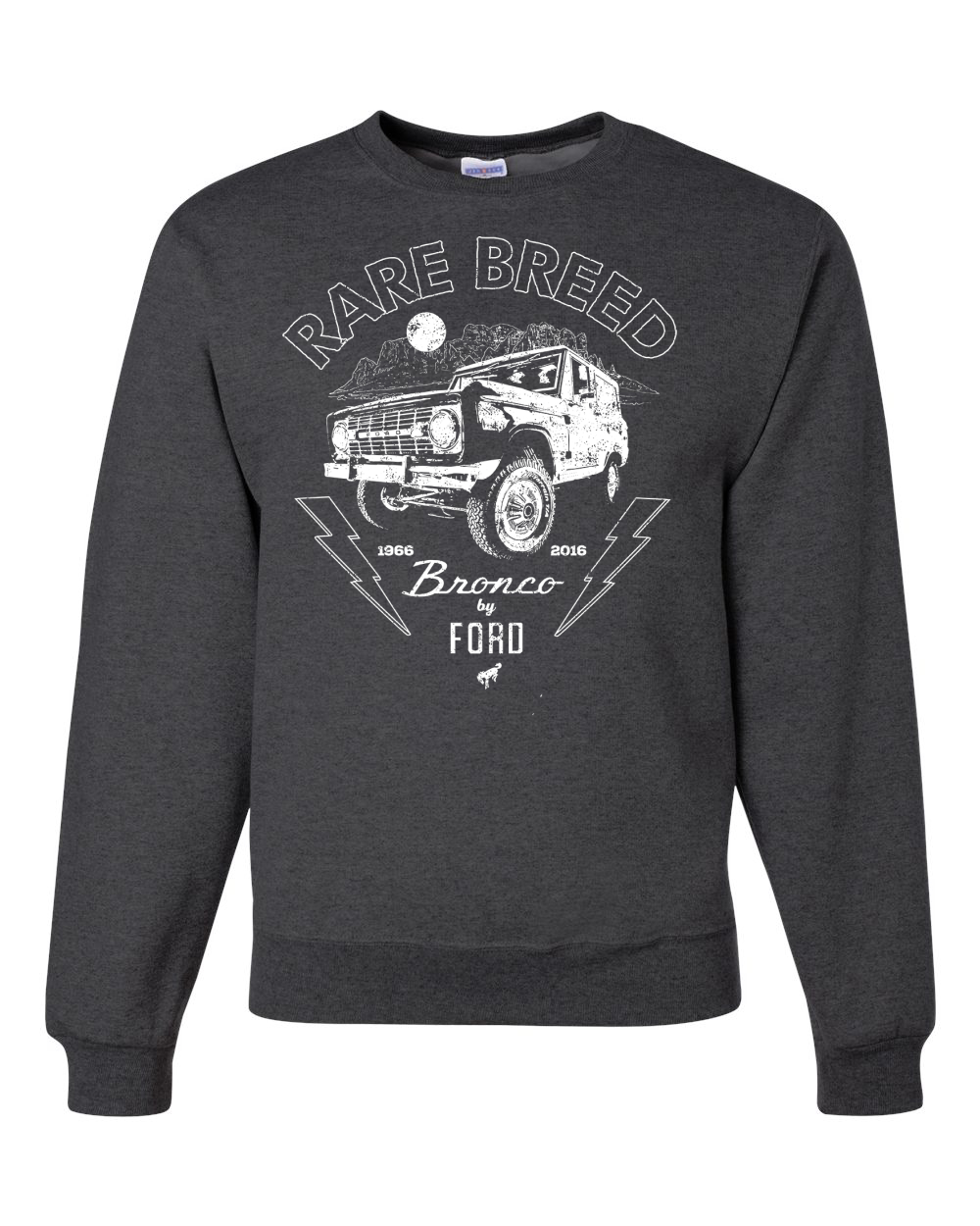 Rare Breed Ford Bronco Cars and Trucks Unisex Crewneck Sweatshirt