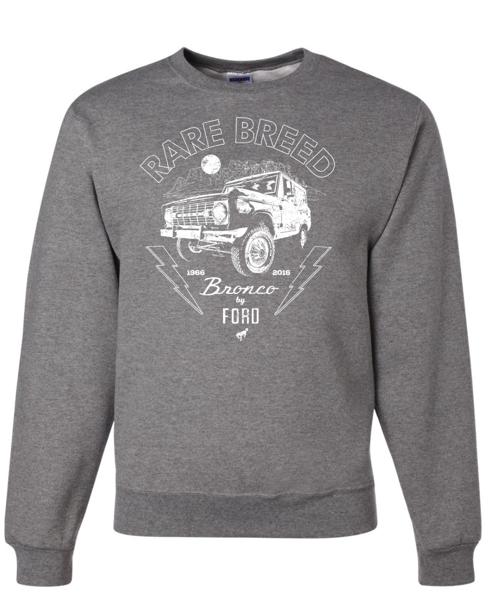 Rare Breed Ford Bronco Cars and Trucks Unisex Crewneck Sweatshirt