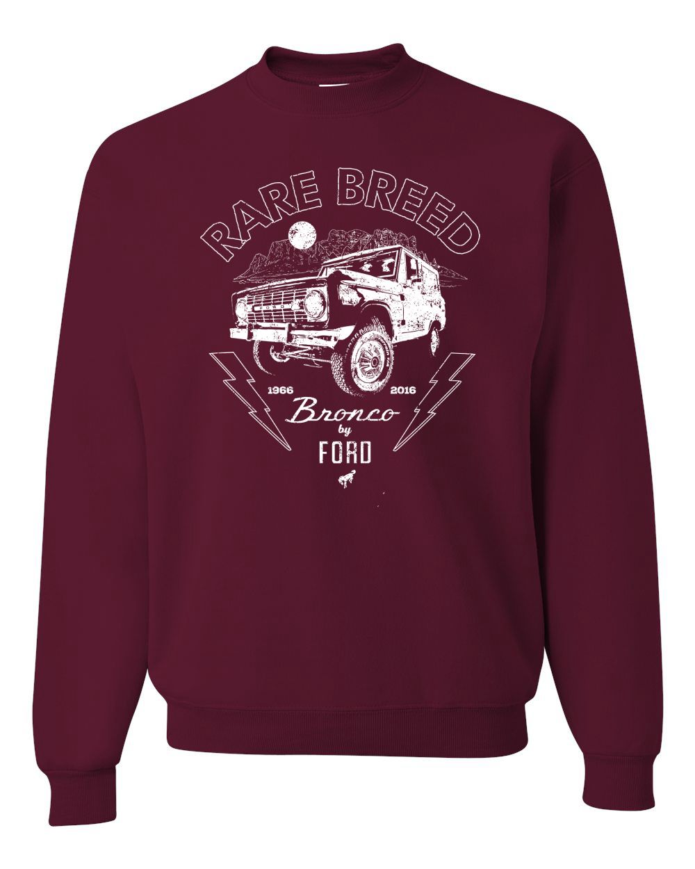 Rare Breed Ford Bronco Cars and Trucks Unisex Crewneck Sweatshirt