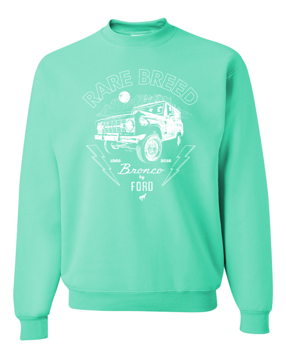 Rare Breed Ford Bronco Cars and Trucks Unisex Crewneck Sweatshirt