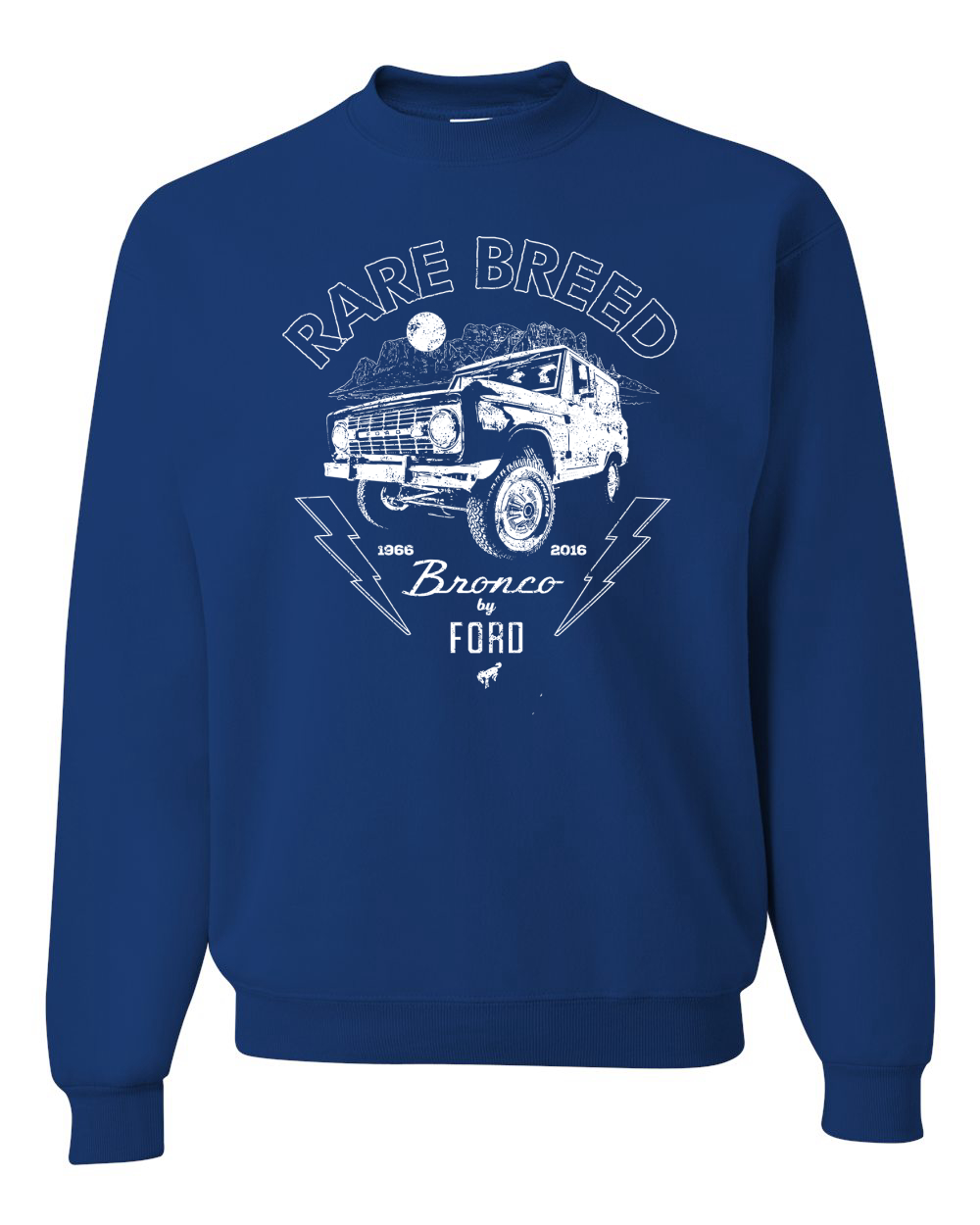 Rare Breed Ford Bronco Cars and Trucks Unisex Crewneck Sweatshirt