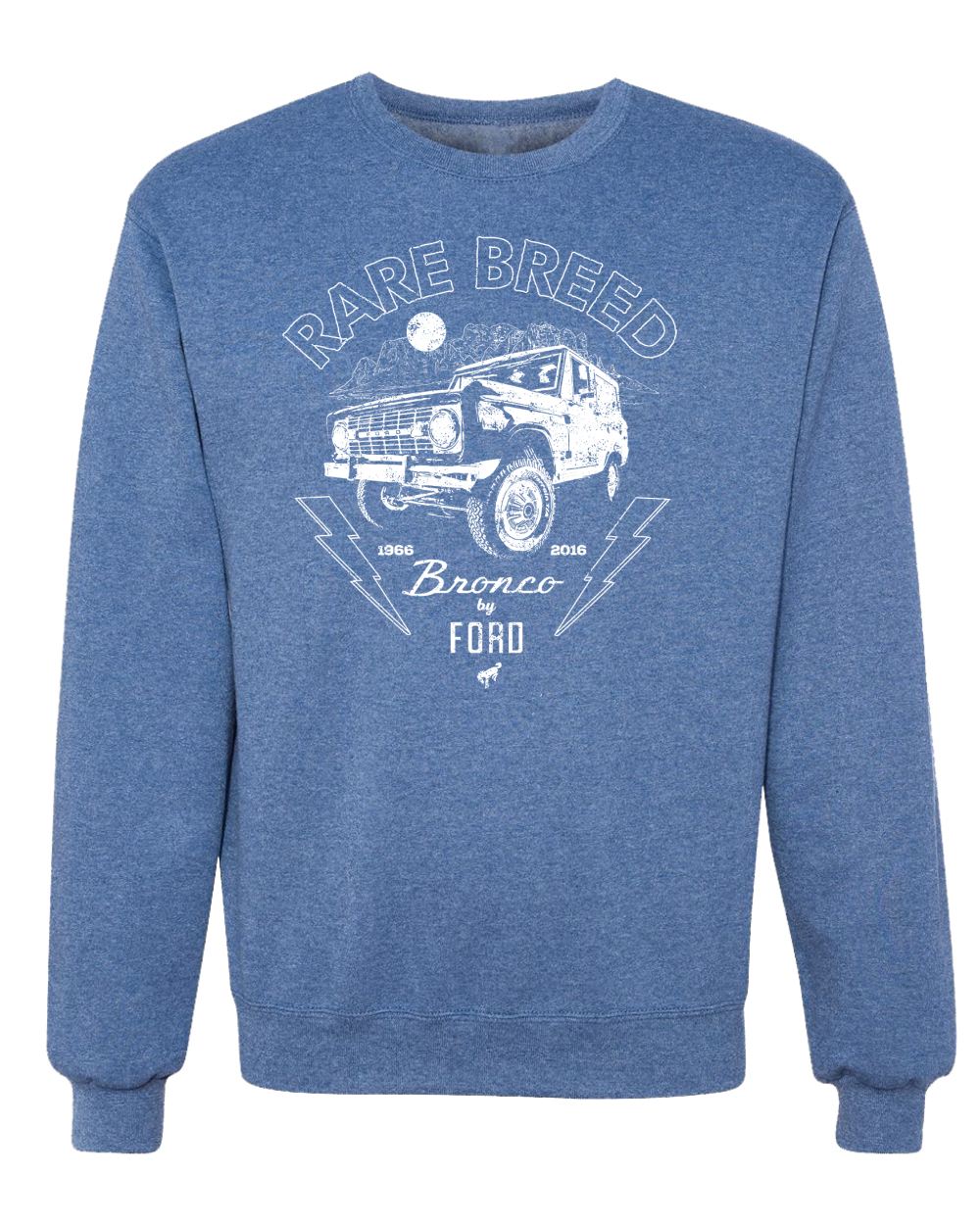 Rare Breed Ford Bronco Cars and Trucks Unisex Crewneck Sweatshirt