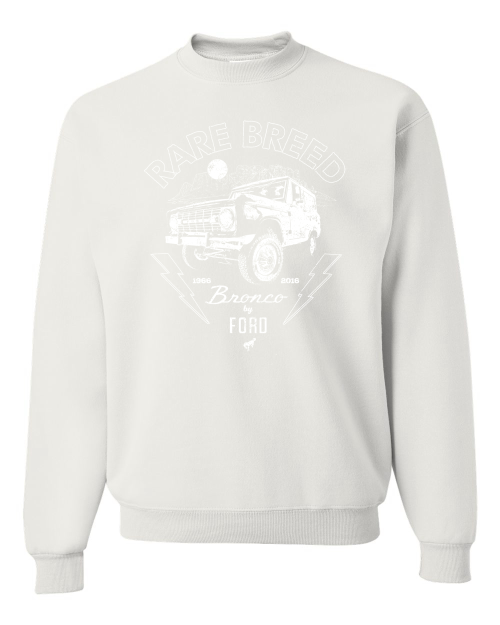 Rare Breed Ford Bronco Cars and Trucks Unisex Crewneck Sweatshirt