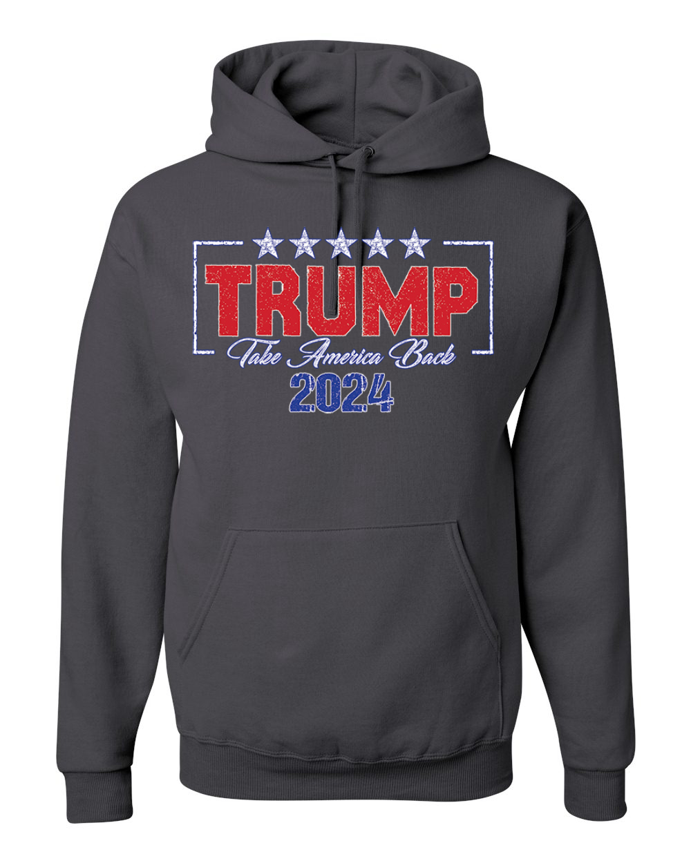 Trump 2024 Take America Back Political Men Women Hooded Sweatshirt - Picture 4 of 15