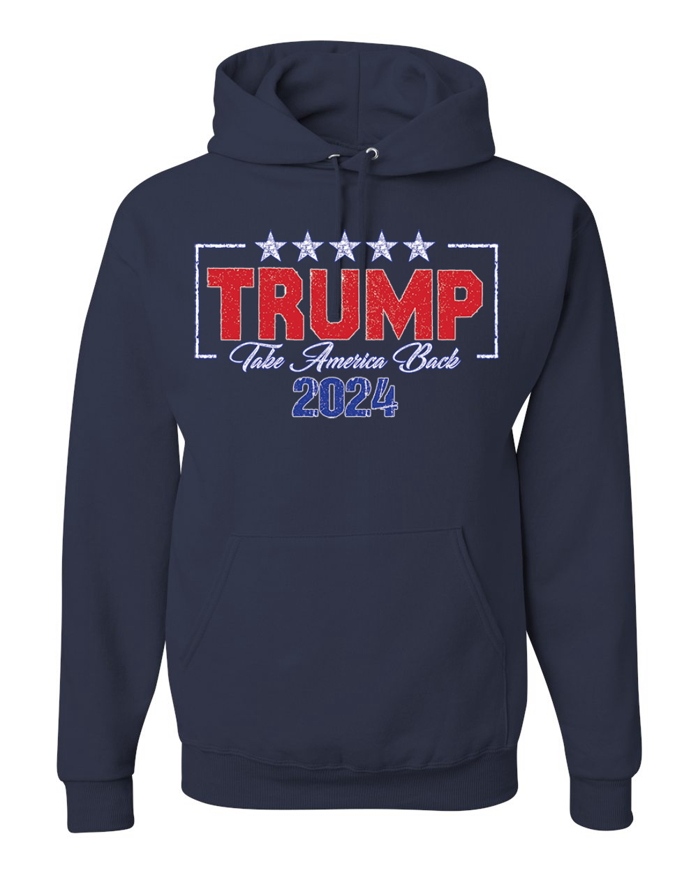 Trump 2024 Take America Back Political Men Women Hooded Sweatshirt - Picture 10 of 15