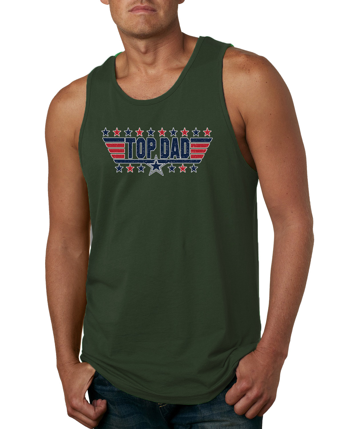 Top Dad for Husband Fathers Day Men Tank Top - Picture 4 of 7