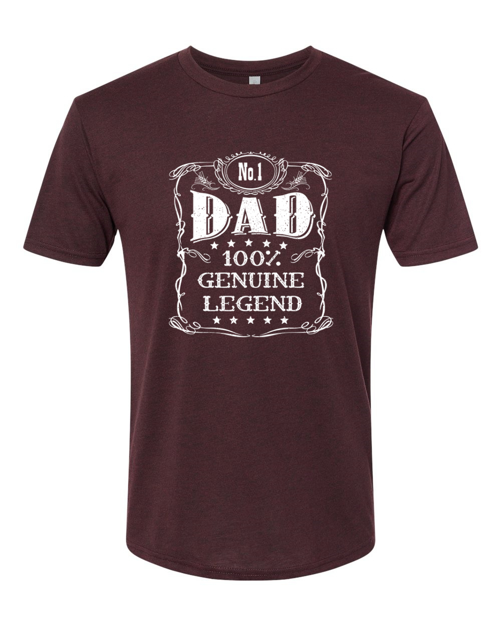 Camiseta No One Dad Genuine Legend Día del Padre Hombres Premium Tri Mezcla - Imagen 11 de 13