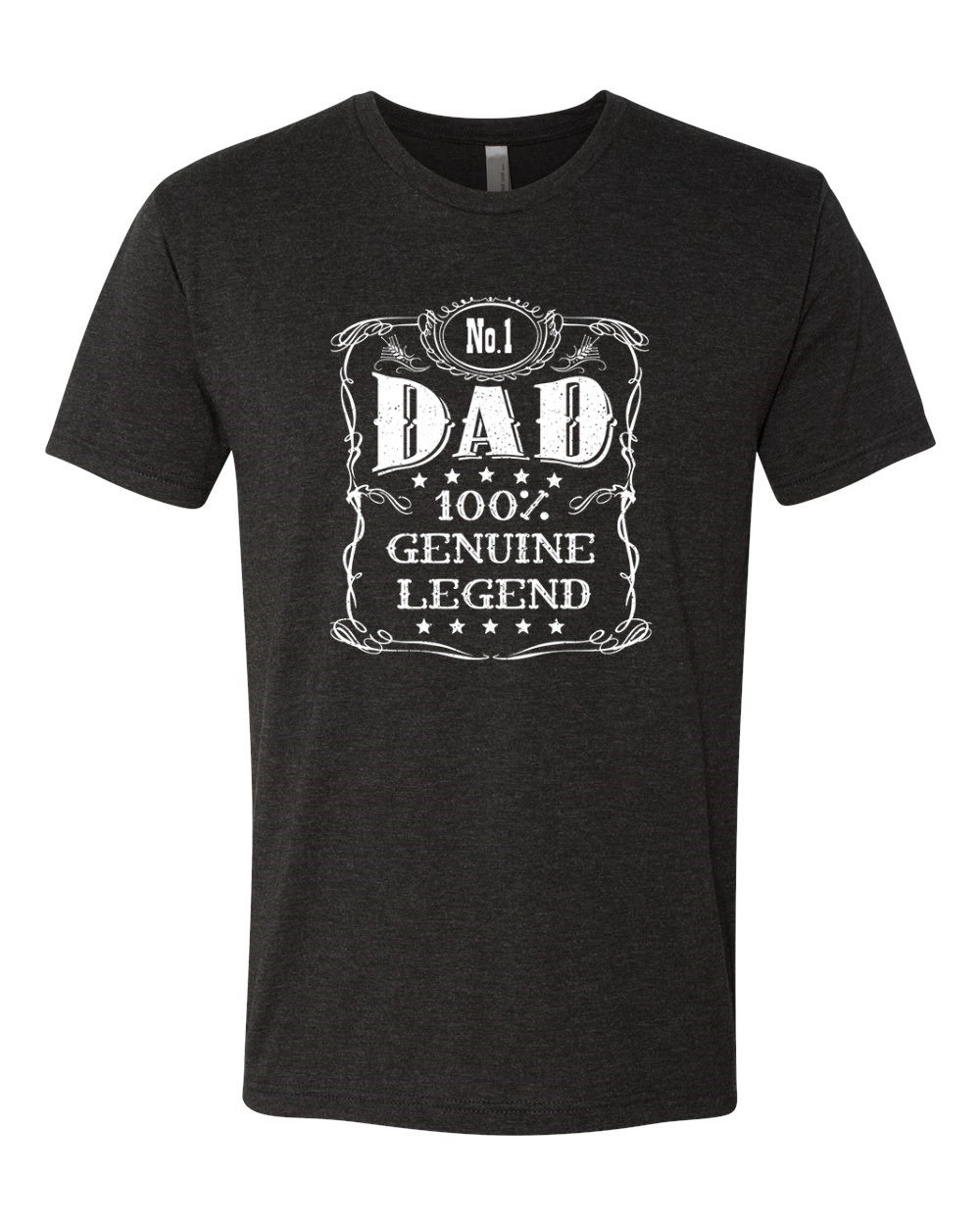 Camiseta No One Dad Genuine Legend Día del Padre Hombres Premium Tri Mezcla - Imagen 5 de 13