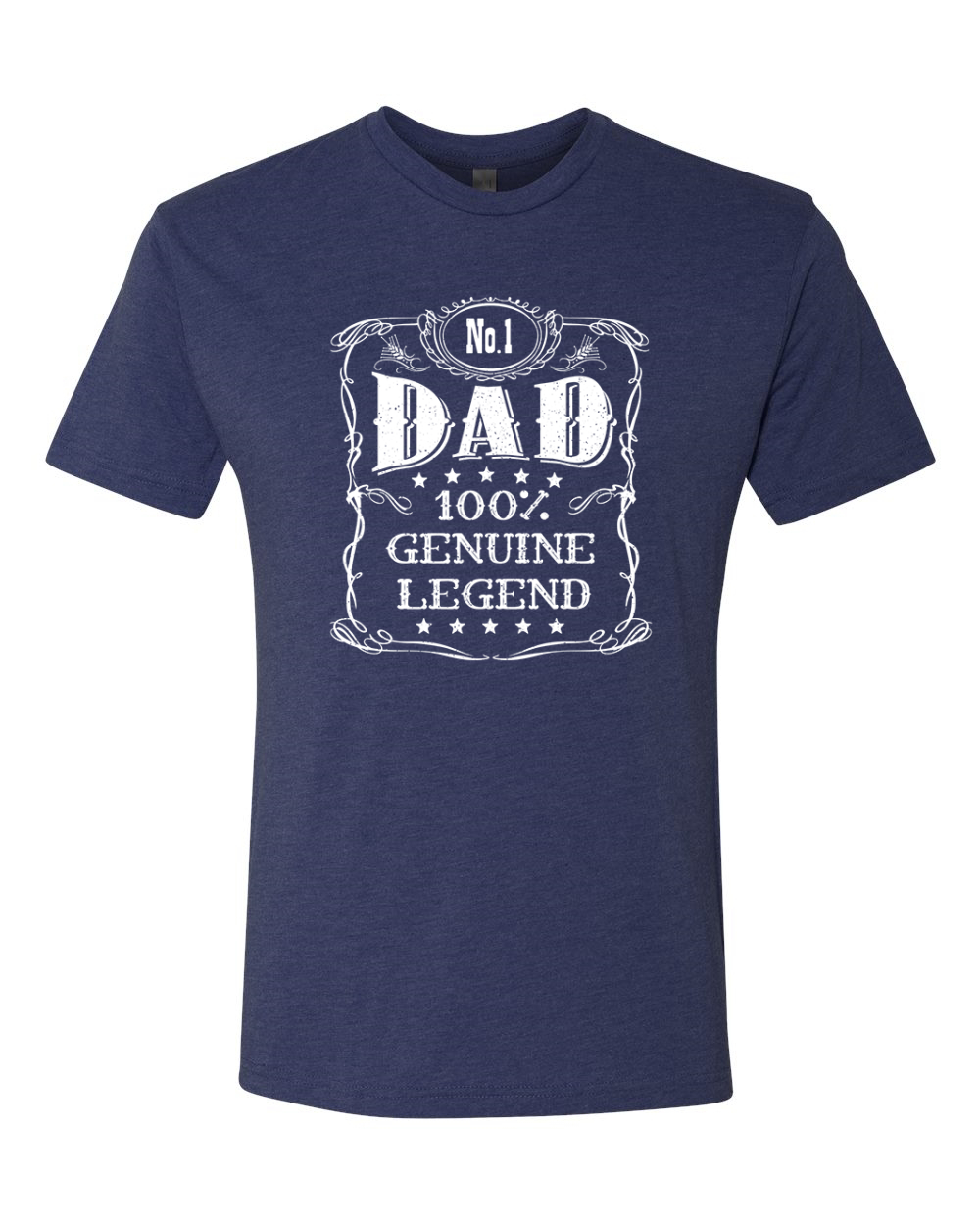 Camiseta No One Dad Genuine Legend Día del Padre Hombres Premium Tri Mezcla - Imagen 6 de 13
